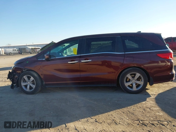 2020 Honda Odyssey EX-L with VIN 5FNRL6H73LB053820, listed as a IAAI auction lot 41532645 with 73,692 mi miles. Bid and sale history available at carsss.com. Image 15.