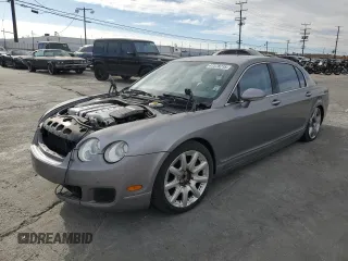2007 Bentley Flying Spur with VIN SCBBR93W77C040445, listed as a Copart auction lot 47378215 with 51,843 mi miles and Salvage Title. Bid and sale history available at DreamBid. Image 1.
