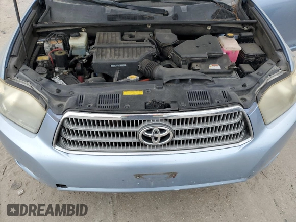 2008 Toyota Highlander Hybrid with VIN JTEEW41A982001176, listed as a Copart auction lot 76233804 with 221,265 mi miles and Clean Title. Bid and sale history available at carsss.com. Image 12.