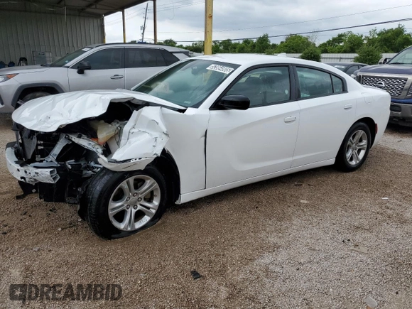 2023 Dodge Charger SXT with VIN 2C3CDXBG3PH563638, listed as a Copart auction lot 52864805 with 55,556 mi miles and Non Repairable. Bid and sale history available at DreamBid. Image 1.