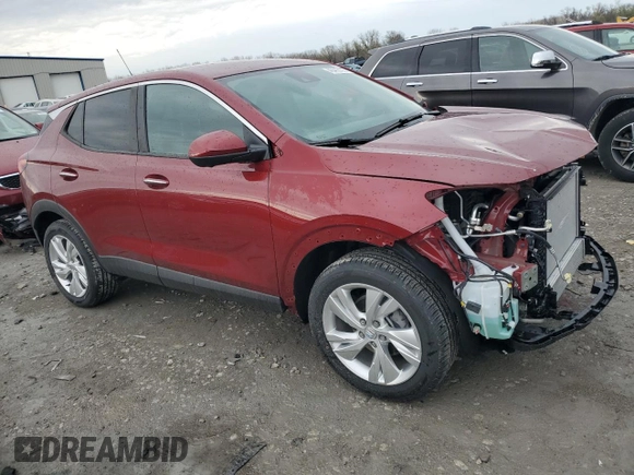 2025 Buick Encore GX Preferred with VIN KL4AMCSLXSB036569, listed as a Copart auction lot 48410175 with 2,392 mi miles and Salvage title. Bid and sale history available at DreamBid. Image 4.