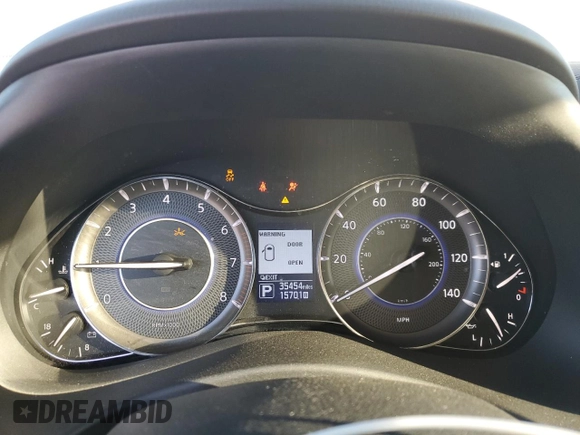 2019 Infiniti QX80 LUXE with VIN JN8AZ2NF9K9684004, listed as a Copart auction lot 51022145 with 35,454 mi miles and Salvage Title. Bid and sale history available at carsss.com. Image 9.