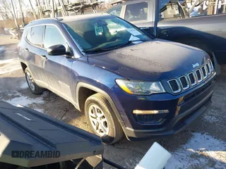 2021 Jeep Compass Sport with VIN 3C4NJDAB6MT583886, listed as a IAAI auction lot 41362365 with 74,143 mi miles and . Bid and sale history available at carsss.com. Image 1.