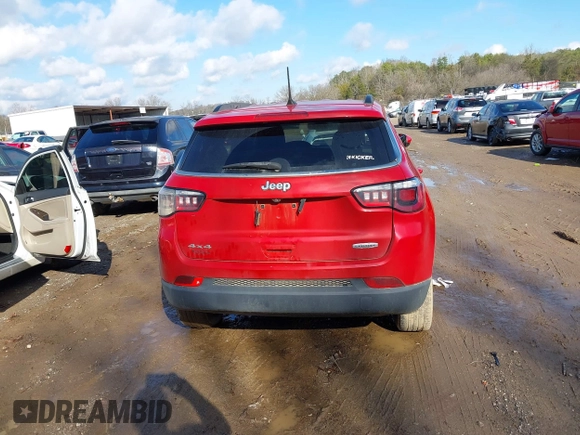 2018 Jeep Compass Latitude z VIN 3C4NJDBB3JT249146, wystawiony jako IAAI lot #41208876 z przebiegiem 78 192 mil mil oraz . Historia ofert i sprzedaży dostępna na DreamBid. Obrazek 16.
