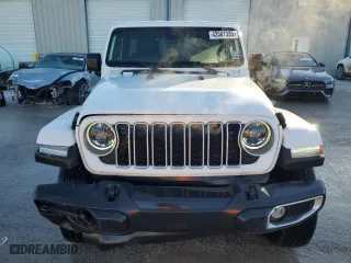 2024 Jeep Wrangler Sahara with VIN 1C4PJXEN9RW106174, listed as a Copart auction lot 43587335 with 18,621 mi miles and Salvage Title. Bid and sale history available at carsss.com. Image 5.