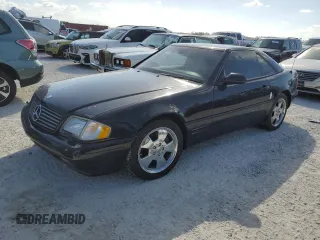 1999 Mercedes-Benz SL-Class with VIN WDBFA68F5XF177037, listed as a Copart auction lot 77098654 with 0 mi miles and Non Repairable. Bid and sale history available at carsss.com. Image 1.