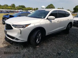 2022 Acura MDX with VIN 5J8YE1H38NL042299, listed as a Copart auction lot 71211364 with 43,025 mi miles and Salvage Title. Bid and sale history available at carsss.com. Image 1.