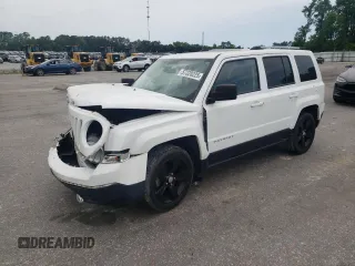 2017 Jeep Patriot Latitude z VIN 1C4NJPFA6HD166491, wystawiony jako Copart lot #57320225 z przebiegiem 75 894 mil mil oraz Szkoda całkowita • Salvage title. Historia ofert i sprzedaży dostępna na DreamBid. Obrazek 1.
