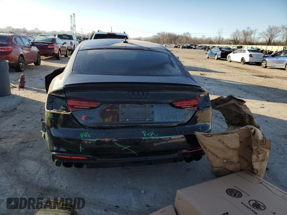 2023 Audi S5 Sportback Premium Plus z VIN WAUC4CF52PA002579, wystawiony jako Copart lot #42303905 z przebiegiem 24 020 mil mil oraz Szkoda całkowita • Salvage title. Historia ofert i sprzedaży dostępna na DreamBid. Obrazek 6.