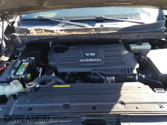 2017 Nissan Titan SV with VIN 1N6AA1E56HN541674, listed as a Copart auction lot 49463325 with 114,520 mi miles and Salvage Title. Bid and sale history available at DreamBid. Image 11.
