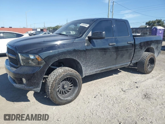 2018 Ram 1500 Express with VIN 1C6RR7FG7JS332105, listed as a Copart auction lot 83868994 with 94,747 mi miles and Salvage Title. Bid and sale history available at carsss.com. Image 1.