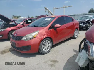 2013 Kia Rio LX with VIN KNADM4A30D6307304, listed as a Copart auction lot 66700254 with Not Provided miles and Salvage Title. Bid and sale history available at carsss.com. Image 1.
