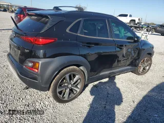 2020 Hyundai Kona Ultimate with VIN KM8K53A55LU493608, listed as a Copart auction lot 85907294 with 0 mi miles and Salvage Title. Bid and sale history available at carsss.com. Image 3.