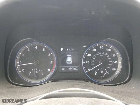 2020 Hyundai Kona SE with VIN KM8K12AA2LU424913, listed as a Copart auction lot 47981095 with 149,432 mi miles and Clean Title. Bid and sale history available at carsss.com. Image 9.