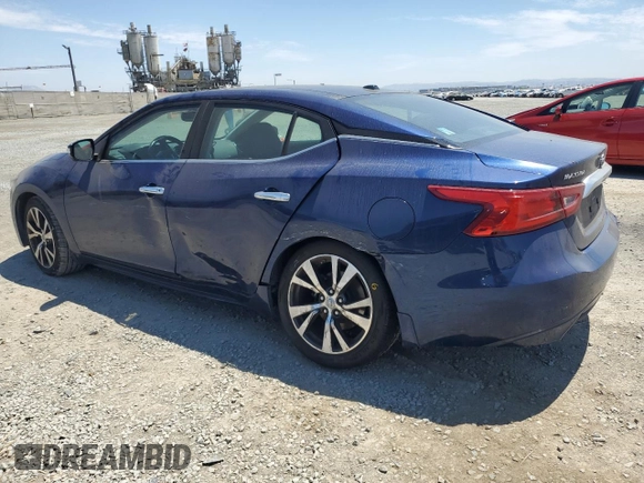 2016 Nissan Maxima SV with VIN 1N4AA6AP5GC383724, listed as a Copart auction lot 63520495 with 79,796 mi miles and Salvage title. Bid and sale history available at DreamBid. Image 2.