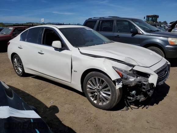 2020 Infiniti Q50 Luxe с VIN JN1EV7AP0LM206642, выставлен на аукционе Copart как лот 50543685 с пробегом 76 405 миль миль и Списание • Salvage title. История ставок и продаж доступна на DreamBid. Изображение 4.