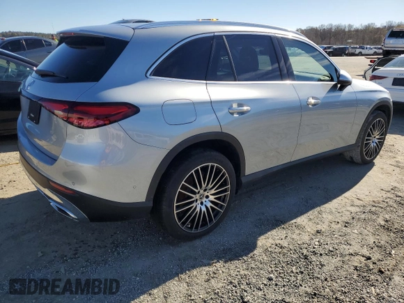 2023 Mercedes-Benz GLC with VIN W1NKM4GB3PF002580, listed as a Copart auction lot 82312704 with 0 mi miles and Salvage Title. Bid and sale history available at carsss.com. Image 3.