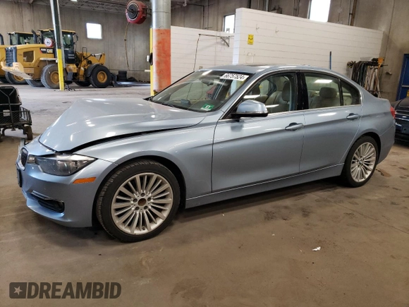 2012 BMW 3 Series 328i with VIN WBA3A5C56CF348835, listed as a Copart auction lot 66757524 with 109,560 mi miles and Non Repairable. Bid and sale history available at carsss.com. Image 1.