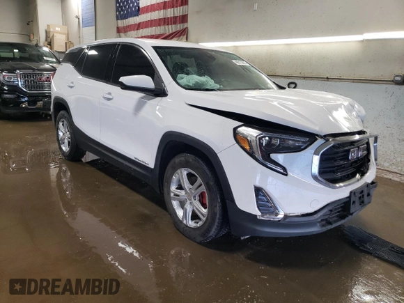 2020 GMC Terrain SLE with VIN 3GKALMEV3LL202544, listed as a Copart auction lot 48913885 with 82,841 mi miles and Salvage Title. Bid and sale history available at carsss.com. Image 4.