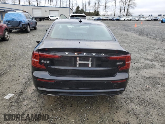 2025 Volvo S60 Plus with VIN 7JRL12GC8SG365561, listed as a Copart auction lot 41338965 with 13,471 mi miles and Clean Title. Bid and sale history available at carsss.com. Image 6.