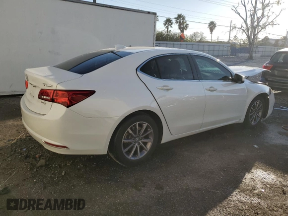 2020 Acura TLX w/Technology Pkg with VIN 19UUB1F54LA012642, listed as a Copart auction lot 46291945 with 52,859 mi miles and Non Repairable. Bid and sale history available at carsss.com. Image 3.