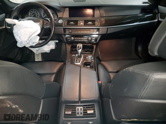 2013 BMW 5 Series 550i xDrive with VIN WBAFU9C57DDY70477, listed as a Copart auction lot 48577095 with 137,695 mi miles and Salvage Title. Bid and sale history available at carsss.com. Image 8.
