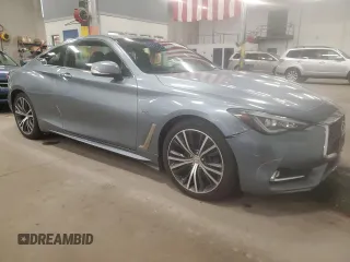 2018 Infiniti Q60 Luxe with VIN JN1EV7EL8JM391124, listed as a Copart auction lot 80746224 with 97,310 mi miles and Salvage Title. Bid and sale history available at carsss.com. Image 4.