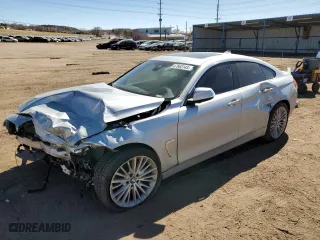 2015 BMW 4 Series 435i xDrive with VIN WBA4B3C53FGV48544, listed as a Copart auction lot 47663145 with 89,916 mi miles and Salvage Title. Bid and sale history available at carsss.com. Image 1.