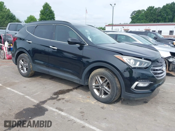 2017 Hyundai Santa Fe 2.4L with VIN 5NMZUDLB0HH037142, listed as a IAAI auction lot 42323880 with 87,396 mi miles and . Bid and sale history available at DreamBid. Image 1.