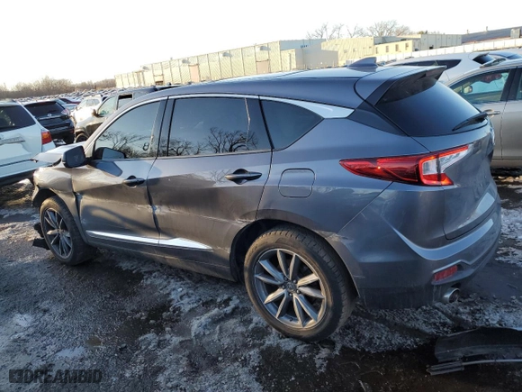 2020 Acura RDX w/Technology Pkg with VIN 5J8TC2H58LL009615, listed as a Copart auction lot 45537435 with 0 mi miles and Salvage Title. Bid and sale history available at carsss.com. Image 2.