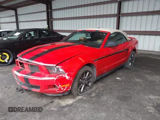 2011 Ford Mustang V6 with VIN 1ZVBP8EM0B5102190, listed as a IAAI auction lot 41082218 with 140,724 mi miles and . Bid and sale history available at DreamBid. Image 2.