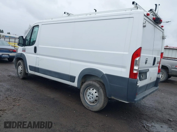 2018 Ram ProMaster Cargo with VIN 3C6TRVAG8JE136842, listed as a IAAI auction lot 41911718 with 125,801 mi miles and . Bid and sale history available at DreamBid. Image 3.