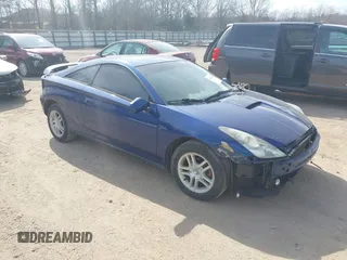 2000 Toyota Celica GT with VIN JTDDR32T0Y0024889, listed as a IAAI auction lot 41695008 with 146,217 mi miles. Bid and sale history available at carsss.com. Image 1.