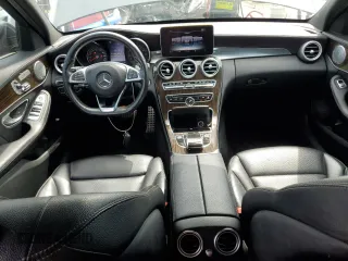 2015 Mercedes-Benz C-Class C 300 with VIN 55SWF4JBXFU080884, listed as a Copart auction lot 53074115 with 136,564 mi miles and Clean Title. Bid and sale history available at carsss.com. Image 8.