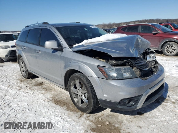 2016 Dodge Journey Crossroad z VIN 3C4PDCGG1GT195370, wystawiony jako Copart lot #45799965 z przebiegiem 109 343 mil mil oraz Szkoda całkowita • Salvage title. Historia ofert i sprzedaży dostępna na DreamBid. Obrazek 4.