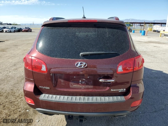 2008 Hyundai Santa Fe SE with VIN 5NMSH13E28H171441, listed as a Copart auction lot 54228525 with 287,543 mi miles and Clean Title. Bid and sale history available at carsss.com. Image 6.