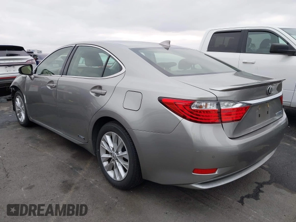 2015 Lexus ES 300h with VIN JTHBW1GG6F2093327, listed as a IAAI auction lot 42107023 with 102,502 mi miles and . Bid and sale history available at DreamBid. Image 3.