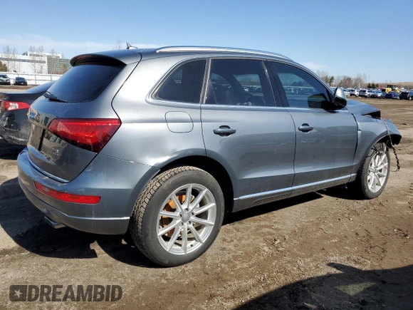 2017 Audi Q5 with VIN WA1V2AFP2HA007428, listed as a Copart auction lot 45793335 with 100,239 mi miles and Salvage title. Bid and sale history available at DreamBid. Image 3.