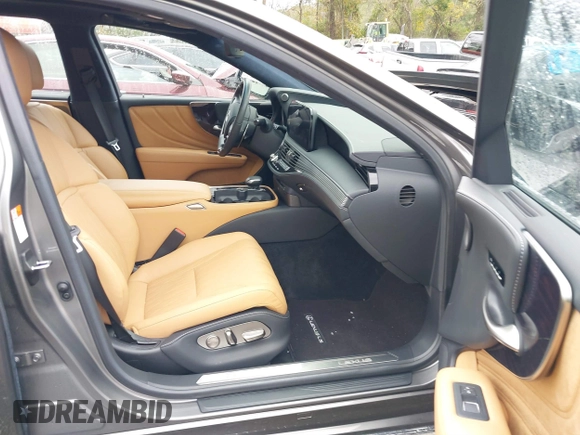 2021 Lexus LS with VIN JTHD51FF7M5013906, listed as a IAAI auction lot 40798850 with 16,535 mi miles. Bid and sale history available at carsss.com. Image 5.