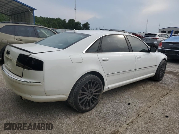 2008 Audi A8 4.2L z VIN WAUMV94E88N010171, wystawiony jako Copart lot #60557965 z przebiegiem Nie podano mil oraz Czysty tytuł • Clean title. Historia ofert i sprzedaży dostępna na DreamBid. Obrazek 3.