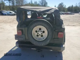 2001 Jeep Wrangler Sport with VIN 1J4FA49S51P337995, listed as a Copart auction lot 47461975 with 160,305 mi miles and Salvage Title. Bid and sale history available at carsss.com. Image 6.
