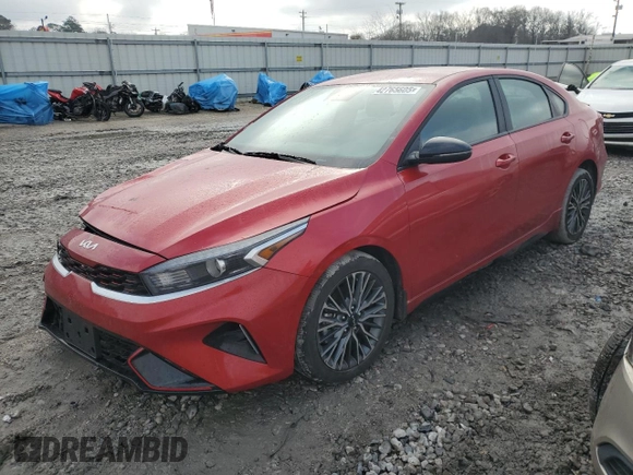 2024 Kia Forte GT-Line with VIN 3KPF54AD6RE779350, listed as a Copart auction lot 42765605 with 12,883 mi miles and Salvage Title. Bid and sale history available at carsss.com. Image 1.