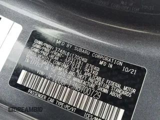 2022 Subaru BRZ Limited with VIN JF1ZDBF13N8700729, listed as a Copart auction lot 50859095 with 24,021 mi miles and Salvage title. Bid and sale history available at DreamBid. Image 12.