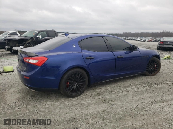 2015 Maserati Ghibli with VIN ZAM57XSA6F1146160, listed as a Copart auction lot 44799404 with 72,896 mi miles. Bid and sale history available at carsss.com. Image 3.