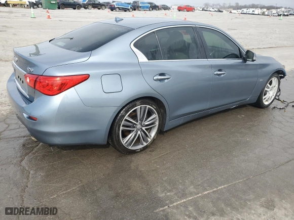 2017 Infiniti Q50 3.0t Premium with VIN JN1EV7AR5HM833278, listed as a Copart auction lot 49150185 with NaN miles and Salvage Title. Bid and sale history available at carsss.com. Image 3.