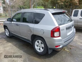 2017 Jeep Compass Sport with VIN 1C4NJCBA7HD163209, listed as a IAAI auction lot 41948738 with 116,352 mi miles and . Bid and sale history available at carsss.com. Image 3.