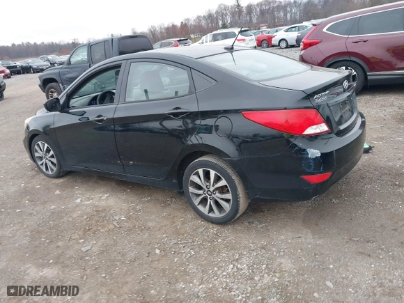 2017 Hyundai Accent SE with VIN KMHCT4AE3HU328826, listed as a IAAI auction lot 41863502 with 75,728 mi miles. Bid and sale history available at carsss.com. Image 3.