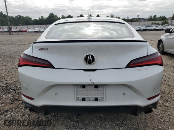 2023 Acura Integra w/A-Spec Technology Package with VIN 19UDE4H60PA024193, listed as a Copart auction lot 70561454 with 20,224 mi miles and Salvage Title. Bid and sale history available at carsss.com. Image 6.