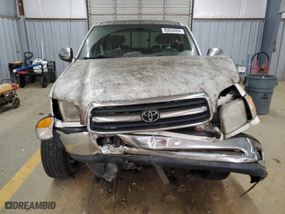 2002 Toyota Tundra SR5 with VIN 5TBRN34122S237031, listed as a Copart auction lot 85034004 with 158,925 mi miles and Salvage Title. Bid and sale history available at carsss.com. Image 5.
