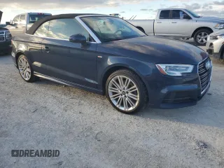 2017 Audi A3 2.0T Premium Plus with VIN WAUY8LFF6H1071831, listed as a Copart auction lot 75621344 with 21,370 mi miles and Salvage Title. Bid and sale history available at carsss.com. Image 4.